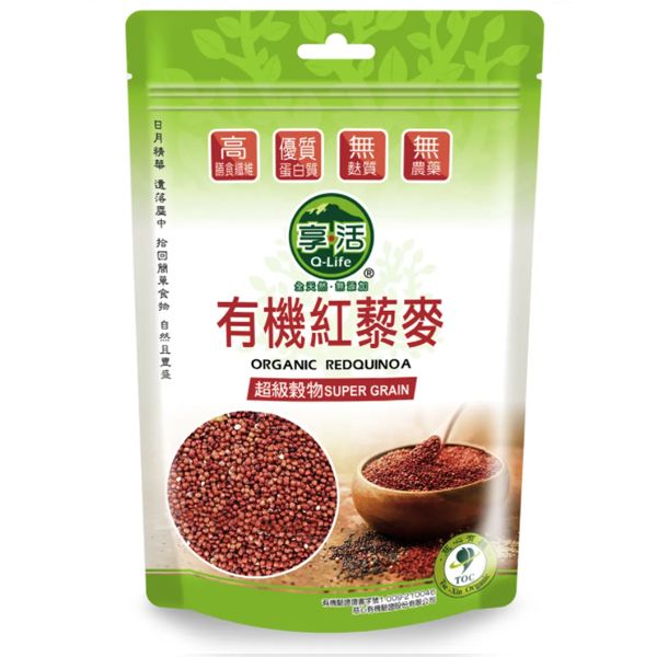 【Q-Life享活】有機紅藜麥450g/袋、有機三色藜麥380g/袋_3/5袋 藜麥,減肥,養生
