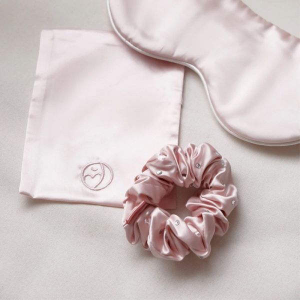 【bebesilk】無痕真絲護髮髮圈 (2入組) 