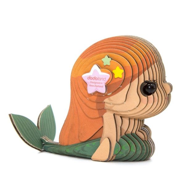 【EUGY】3D紙板拼圖_050_美人魚 