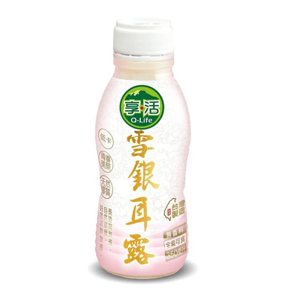 【Q-Life享活】享活 雪銀耳露 350ml/瓶（24瓶/箱） 