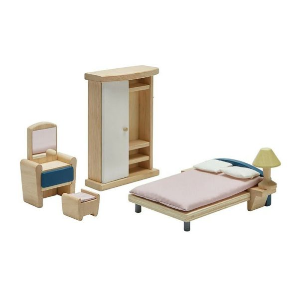 泰國Plantoys 典藏娃娃屋-主臥房(清新藍) 