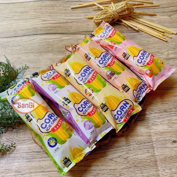 【賣魚的家】古早味玉米冰 (香草/花生/芋頭/草莓/巧克力)  (55g/支) 12支/30支/50支 
