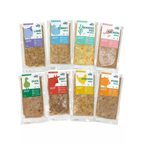 【CoCoFresh】犬貓入門無穀鮮食主餐_150g x 8 包組 