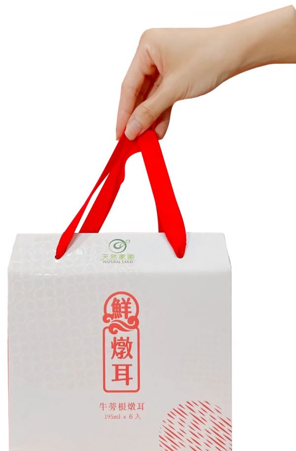 【天然家園】鮮燉耳 牛蒡根燉耳禮盒 6瓶/盒 4盒/箱 