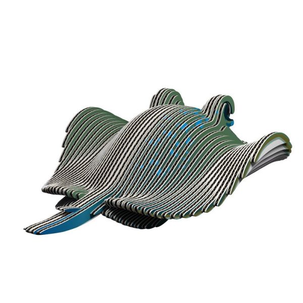 【EUGY】3D紙板拼圖_102_魔鬼魚 