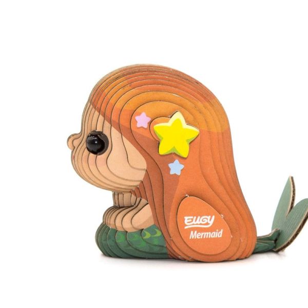 【EUGY】3D紙板拼圖_050_美人魚 