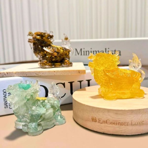 【Encounterlove】瑞獸龍龜 （買就贈 木質無線燈座) 