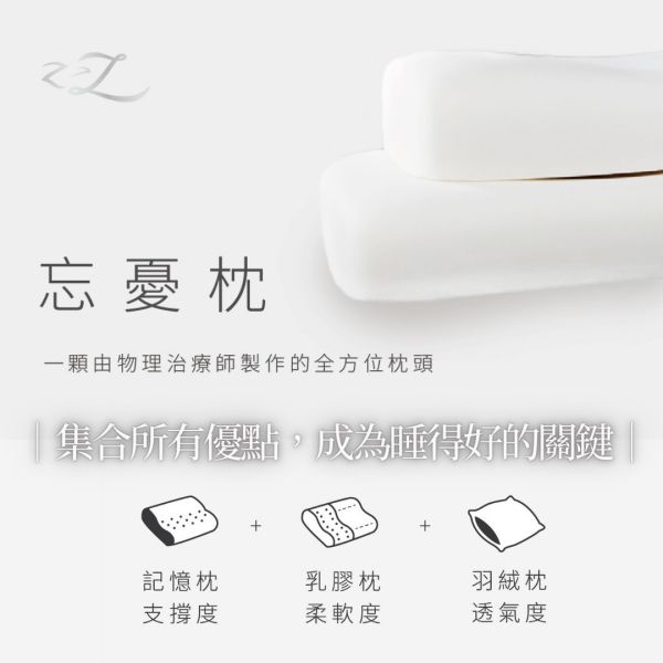 【ZZSLEEPER】忘憂枕_頂級天絲枕套 