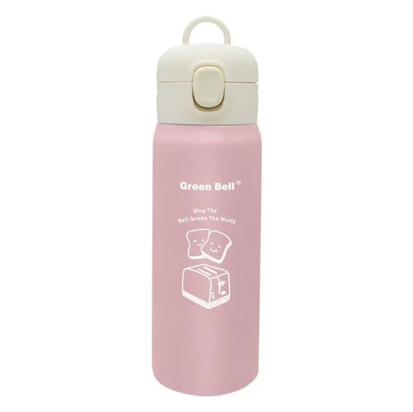 【綠貝Green Bell】 抗菌萌童保溫杯-420ml 