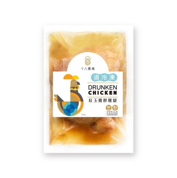 【十八養場】紅玉雞 醉雞腿 (400g/包) 