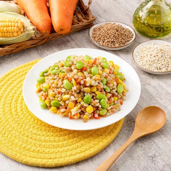 【蘭田素食】8+2居家營養輕食組(10件組) 藜麥毛豆*1+蒔樂藜麥鷹嘴豆*1+黃金松子藜麥燉飯*1+青醬葷菇燉花椰米*1+黃金優纖輕采花椰米*1+黃金大麥毛豆*1+舒采紅藜菇菇米*2+黃金陽光菇菇米*2 