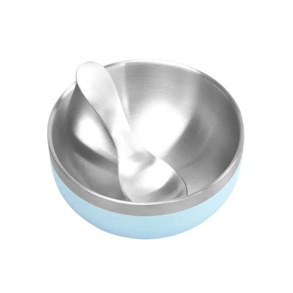 【KOM丨姓名客製化】夢想系列丨316磨砂不鏽鋼  (幼兒園指定) 兒童碗 機器人/太空人/美人魚 