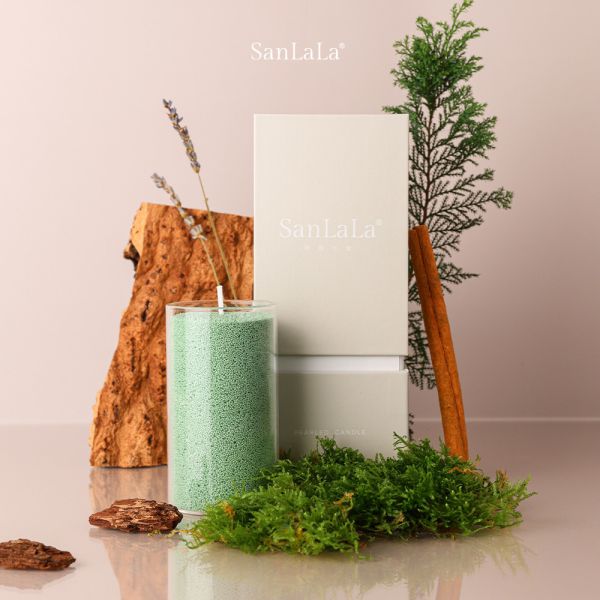 【SanLaLa】香氛珍珠沙蠟 500g (含30根燭芯) 