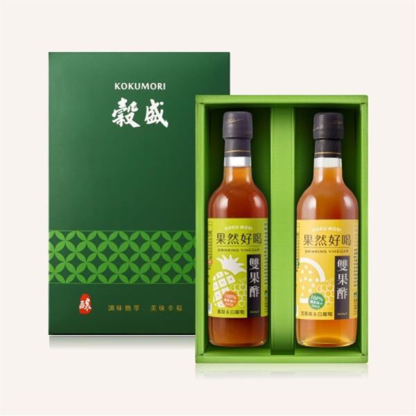 【大葉嚴選】果然好喝，雙果酢禮盒 360mlx2瓶/盒 