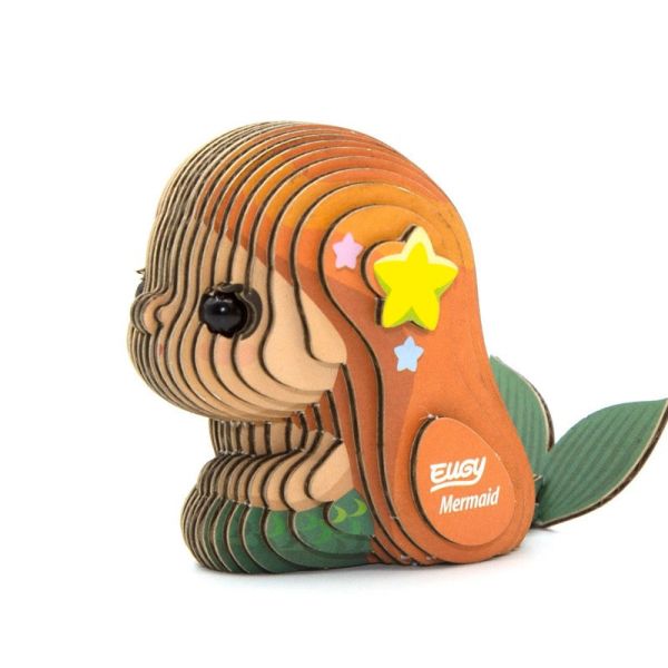 【EUGY】3D紙板拼圖_050_美人魚 