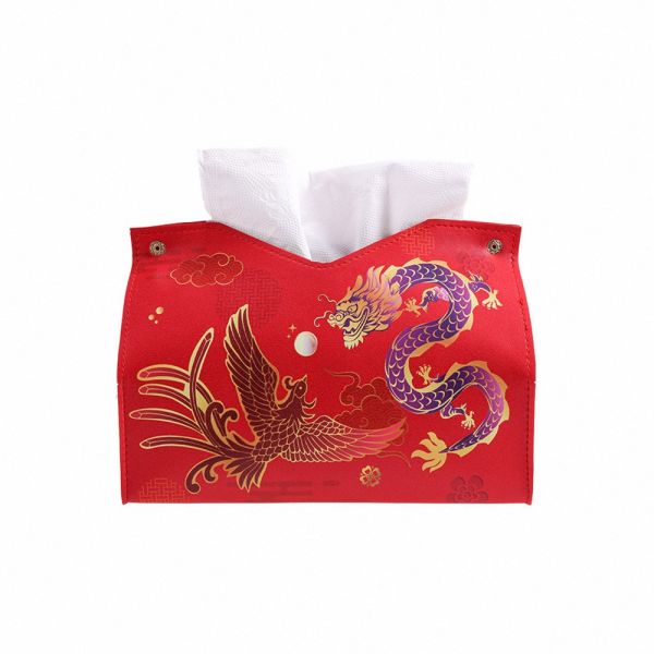 【雨揚珍品】龍鳳祥富面紙套 