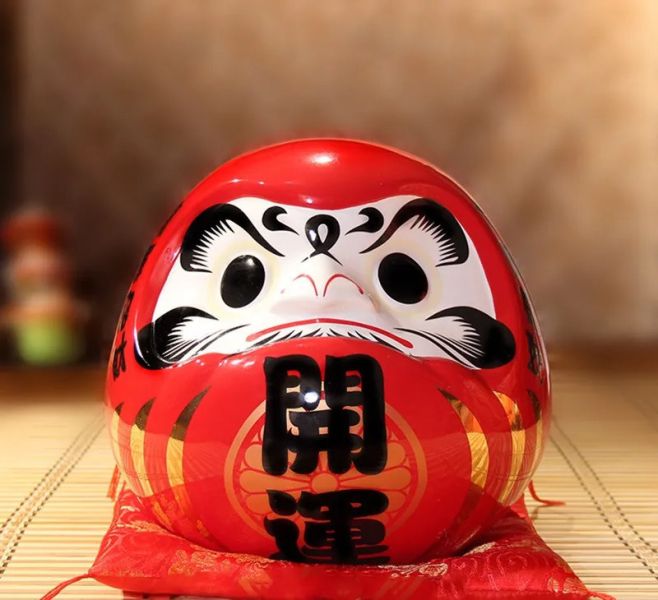 【大葉嚴選】開運達摩 不倒翁 存錢罐_白/黑/藍/黃/紅_(無備註會直接出貨紅色) 