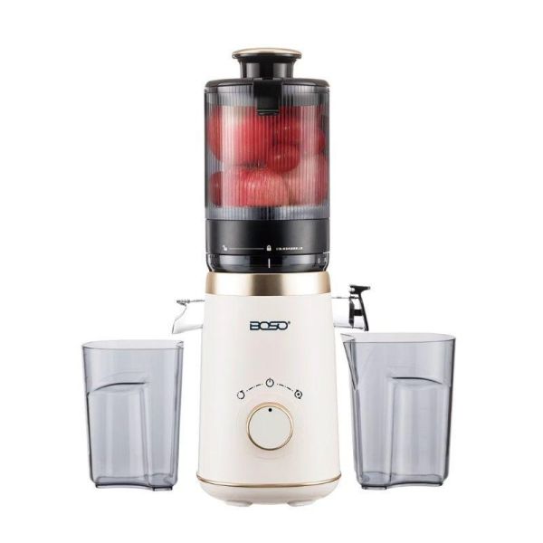 【歐洲BOSO】 鮮萃纖Max 超大口徑冷壓慢磨果汁機旗艦款 