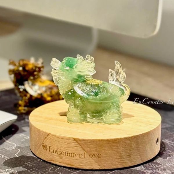 【Encounterlove】瑞獸龍龜 （買就贈 木質無線燈座) 