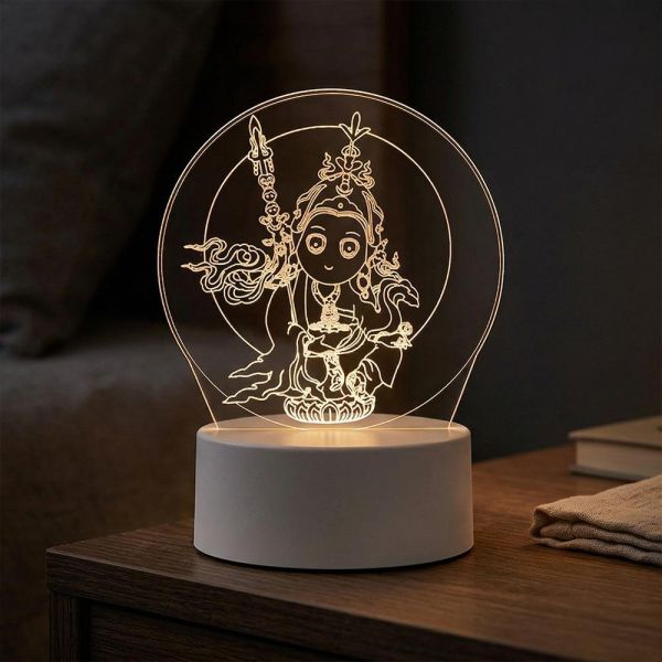 【雨揚珍品丨開運燈組合】穩富旺財聚寶燈、福祿滿盈佛像造型燈飾－蓮師佛款 