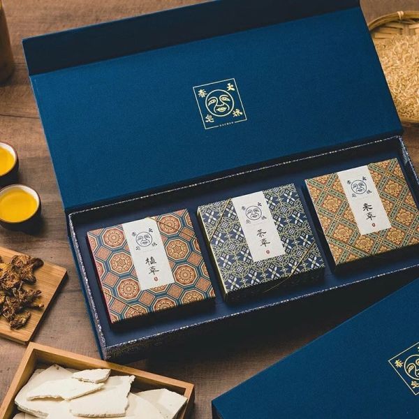 【大春煉皂】稻埕時光 3入經典禮盒 (經典米萃皂x1/ 經典茶萃皂x1/ 經典植萃皂x1)_1盒_2盒 
