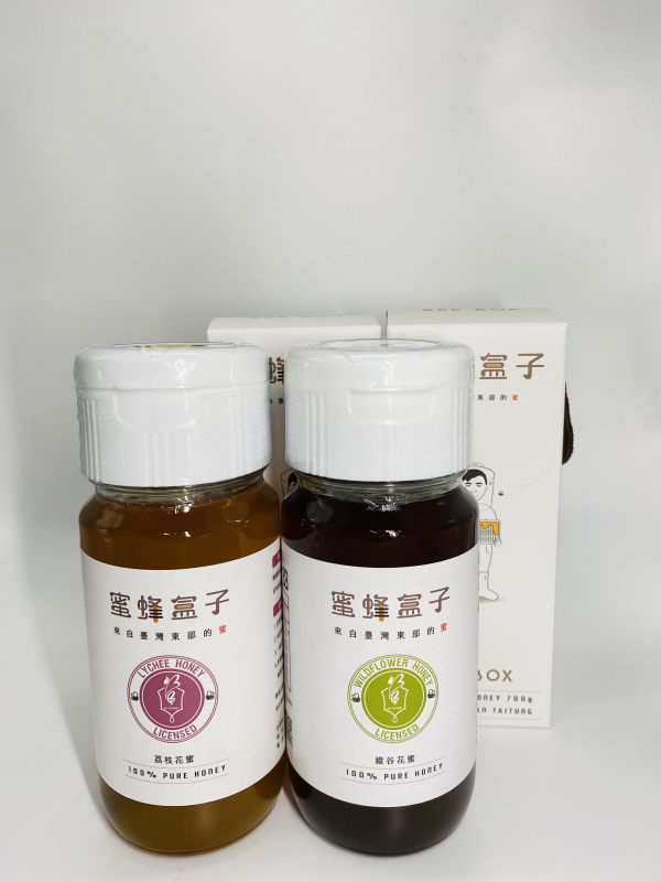 【台東縱谷蜜蜂盒子】產銷履歷認證-龍眼蜂蜜/荔枝蜂蜜/縱谷蜂蜜_700g/250g 