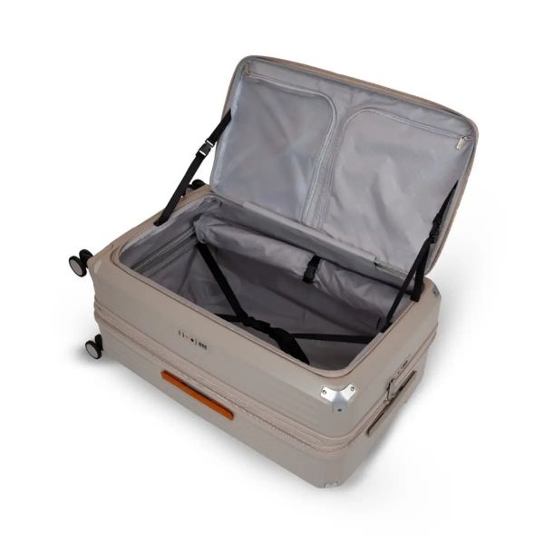 【Acer Fashion】布里斯本前開式/側開式行李箱 20" + 24" + 28" 混搭組合_黃金海岸(黃色)/摩頓沙(可可)/藍花楹粉(粉色) 