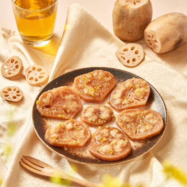 【上海鄉村】心心相印禮盒｜桂花糖藕1份+桂香心太軟1份 (全素) 