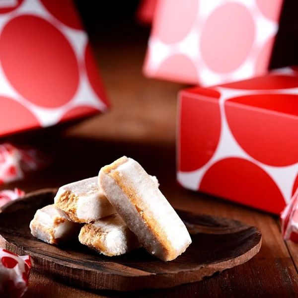 【紅豆食府】糖果禮盒(原味娃娃酥150g+花生牛軋糖150g+南棗核桃糕100g) 