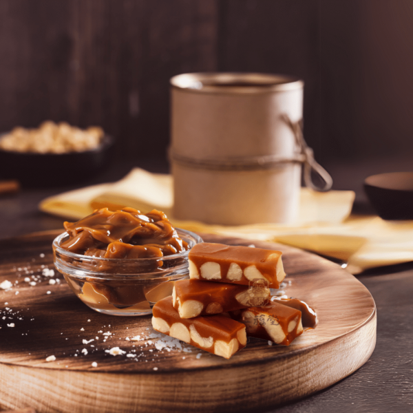 【一福堂】金禧雙味甜禮盒(杏仁果牛軋糖+夏威夷牛奶糖) 