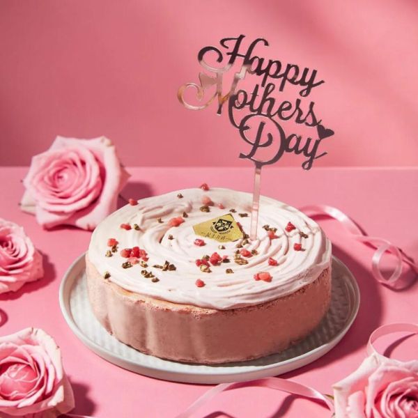 【起士公爵】綻放玫荔乳酪蛋糕 6吋 (附母親節插牌) 起士公爵,雪釀香芋乳酪蛋糕,乳酪蛋糕, 米其林, 蛋糕甜點,生日蛋糕,彌月蛋糕,彌月試吃