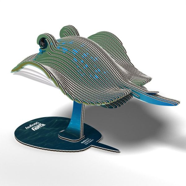 【EUGY】3D紙板拼圖_102_魔鬼魚 