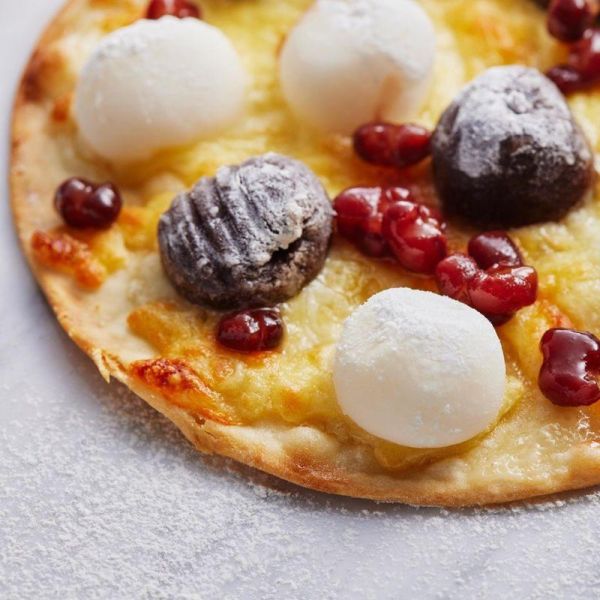 【曼曼啃PIZZA】素食友善組 -奶素：南瓜起司、紅豆貓熊麻糬 、曼曼起司 任選3入組 