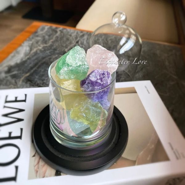 【Encounterlove】馬卡龍五彩水晶 贈擴香精油 20ml 
