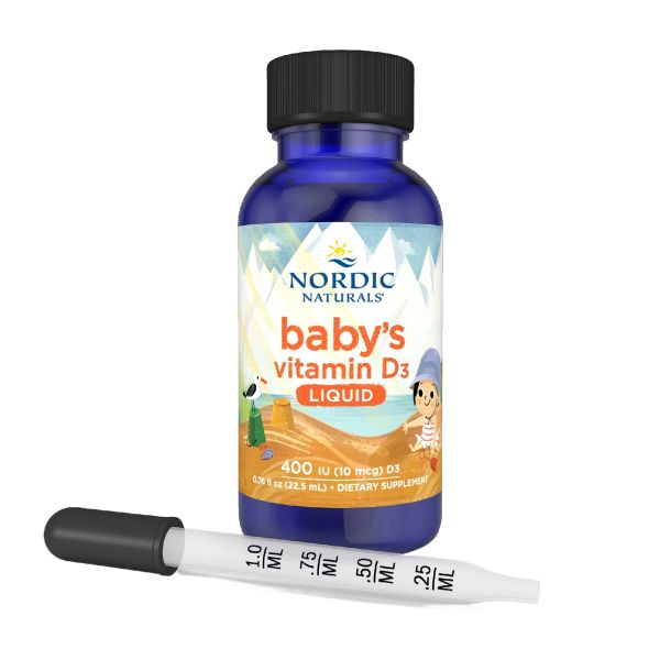 【NORDIC NATURALS 北歐天然】貝比D 液體維生素D3食品 