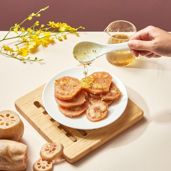 【上海鄉村】心心相印禮盒｜桂花糖藕1份+桂香心太軟1份 (全素) 