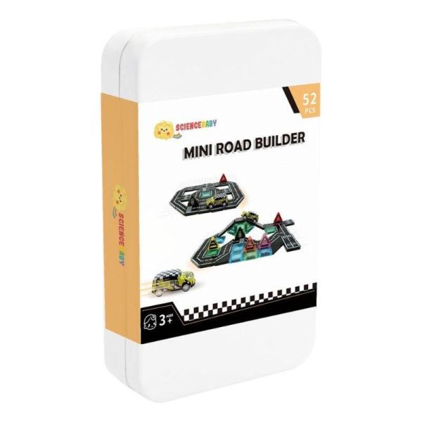 【ScienceBaby】道路小磁片 52pcs 益智磁力片積木 