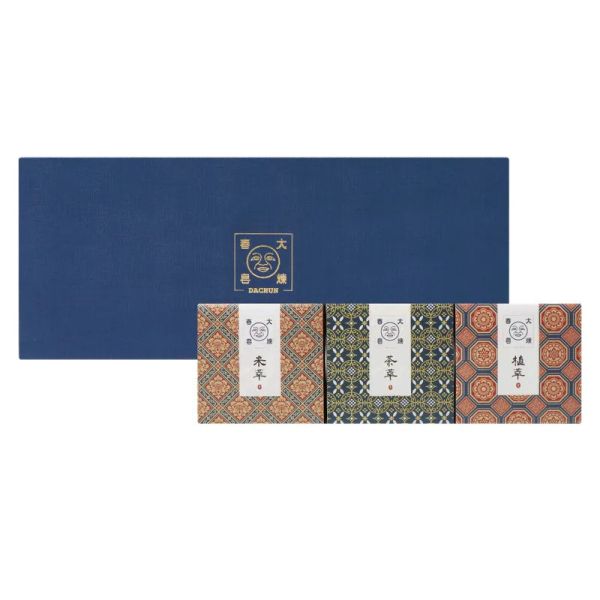 【大春煉皂】稻埕時光 3入經典禮盒 (經典米萃皂x1/ 經典茶萃皂x1/ 經典植萃皂x1)_1盒_2盒 