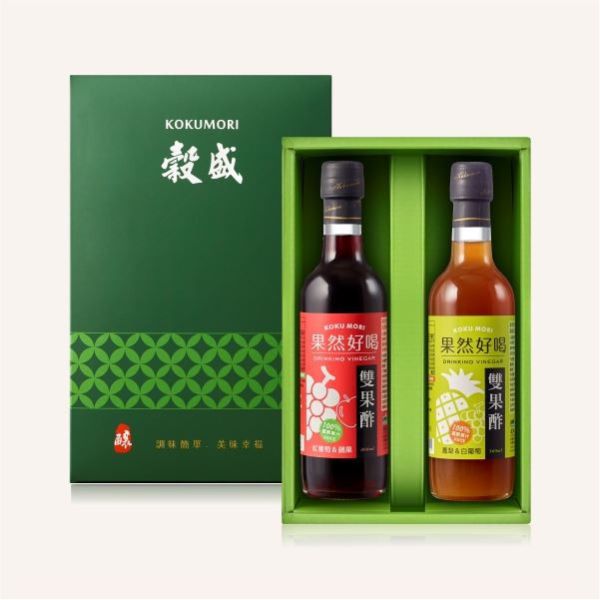【大葉嚴選】果然好喝，雙果酢禮盒 360mlx2瓶/盒 