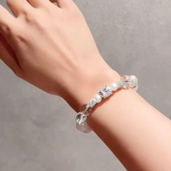 【Encounterlove】幽月丨 白水晶。粉晶。紫晶。珍珠。鋯石 