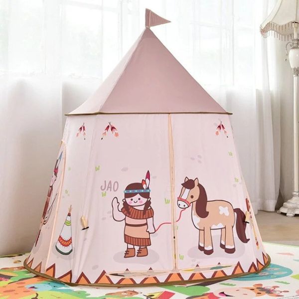 【波希熊】寶寶幼童專用 部落帳篷造型遊戲屋 