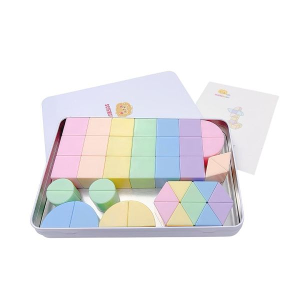 【ScienceBaby】棉花糖磁吸方塊 40PCS 