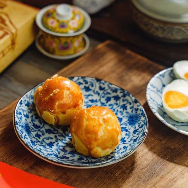 【一福堂】紫金雙饗禮盒8入(菠蘿蛋黃酥4入+乳酪芋泥堡4入) 