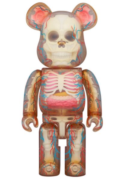 【預購】庫柏力克熊 BE@RBRICK 血管熊 SHELTERBANK THE HUMAN BEAR 400％(2025熊展限定） 