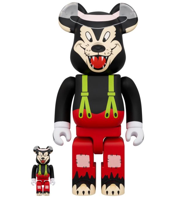 【預購】庫柏力克熊 BE@RBRICK THE BIG BAD WOLF 迪士尼 壞大野狼 100％ & 400％ 