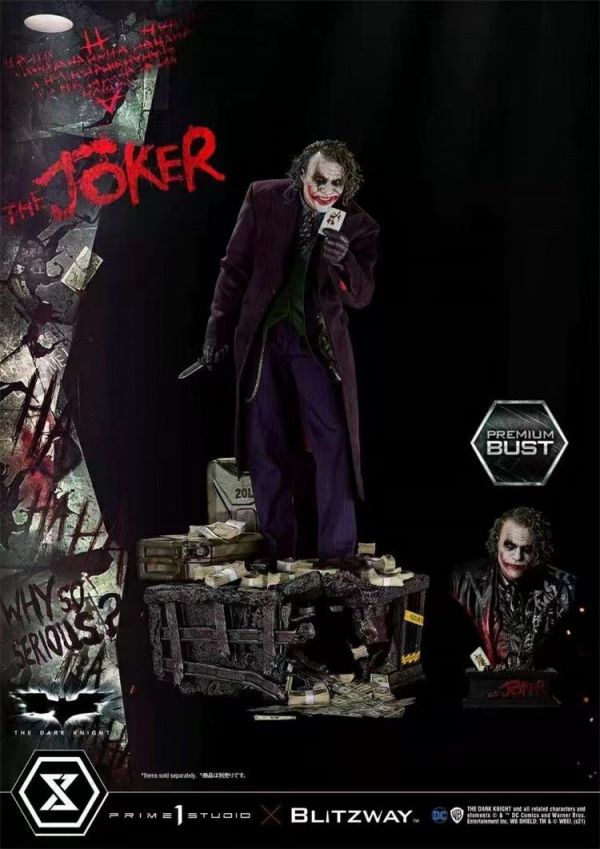 【補款】GK-Prime 1 Studio&Blitzway『DC—JOKER 小丑 希斯萊傑版 胸像』#正版授權 PBDC-08 1/3 