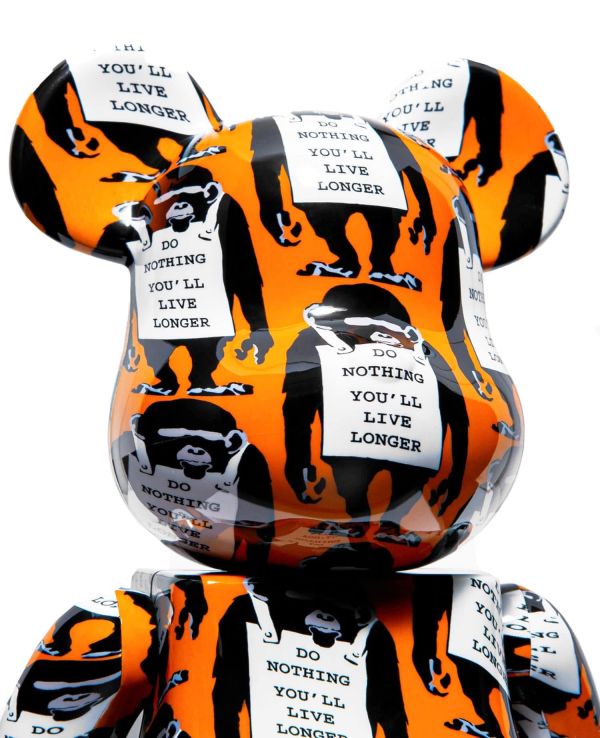 【海外現貨】庫柏力克熊 Be@rbrick  班克斯 舉牌猴 1000% 