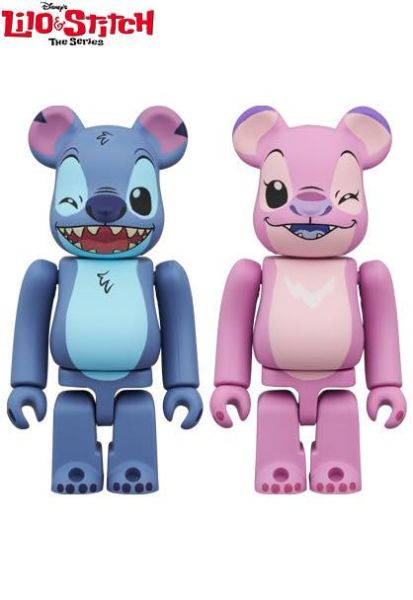 【預購】庫柏力克熊 BE@RBRICK  迪士尼 史迪奇 STITCH & ANGEL 2PCS SET 100% 