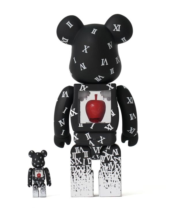 【預購】庫柏力克熊 BE@RBRICK  發光紅蘋果 SHAREEF  100%+400% 