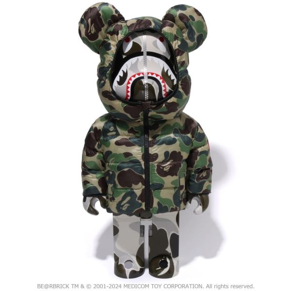 【預購】庫柏力克熊 BE@RBRICK  bape鯊魚 BAPE(R) × CANADA GOOSE SHARK 100％ & 400％ 1000% 